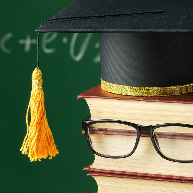 front-view-stacked-book-with-glasses-academic-cap_23-2148756617